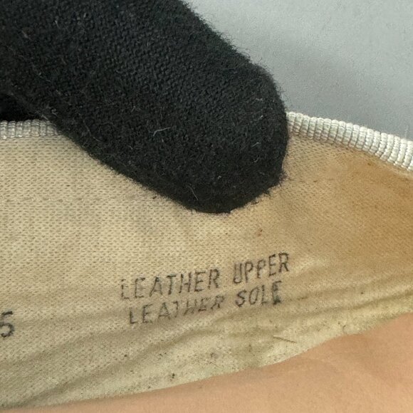 Milly Made in Italy Silver Metallic Leather Ballet Flats, Size 39.5 - Picture 15 of 15